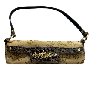 Apple Bottoms Baguette Bag Swarovski Crystal Accents